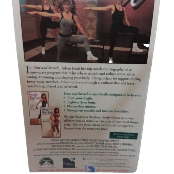 Weight Watchers Workout Series Tone And Stretch (VHS, 1995) New Factory Sealed - Picture 10 of 10
